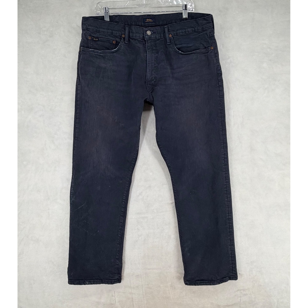 Polo Ralph Lauren Mens Dark Wash Straight Leg Jeans 38x30 LR05730R
